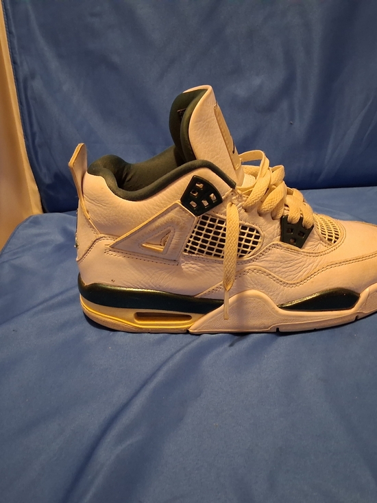 Jordan Other - Jordan Air Jordan 4 Kids Mid Top Lace-Up Leather White/Green US 5 FQ8213-103